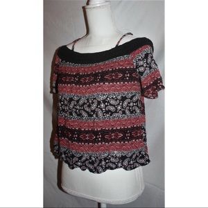 Off the shoulder Petite Bohemian Top